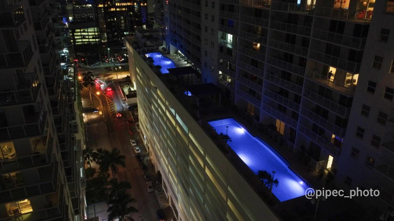 City & Sea View+Free Parking Modern Condo Miami Buitenkant foto