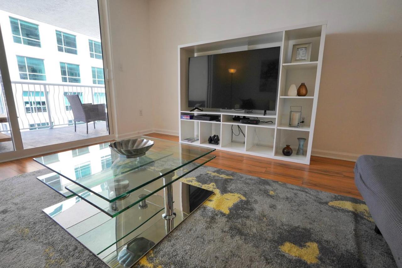 City & Sea View+Free Parking Modern Condo Miami Buitenkant foto