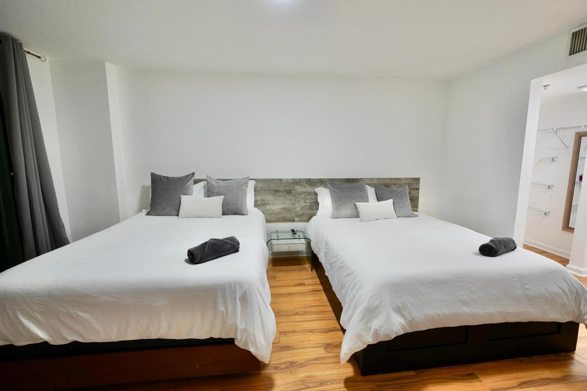 City & Sea View+Free Parking Modern Condo Miami Buitenkant foto